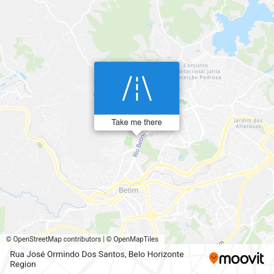 Rua José Ormindo Dos Santos map