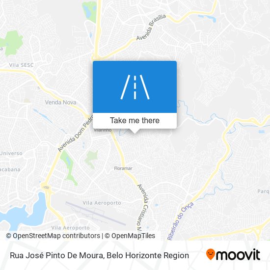 Mapa Rua José Pinto De Moura