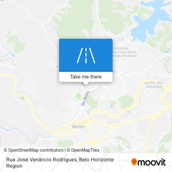 Rua José Venâncio Rodrigues map