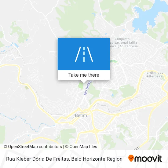 Rua Kleber Dória De Freitas map