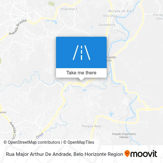 Rua Major Arthur De Andrade map