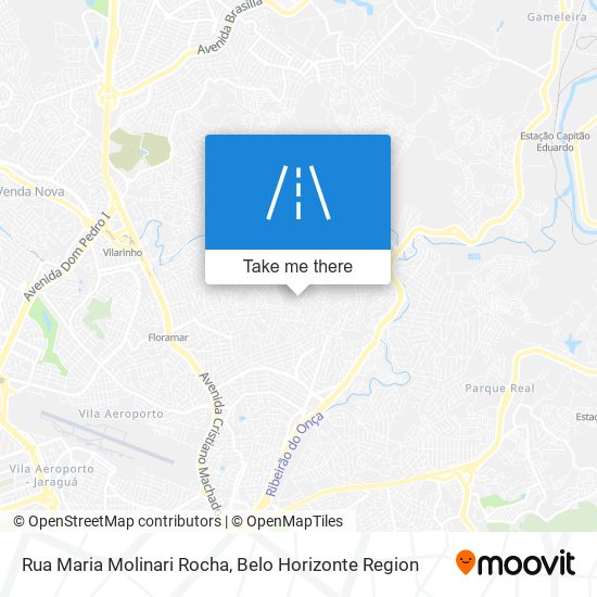 Mapa Rua Maria Molinari Rocha