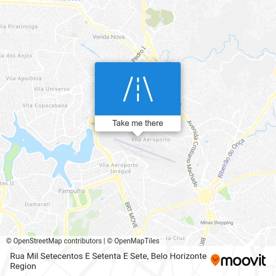 Rua Mil Setecentos E Setenta E Sete map