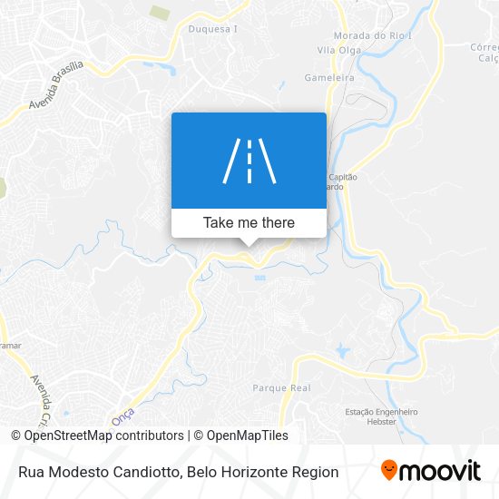 Rua Modesto Candiotto map