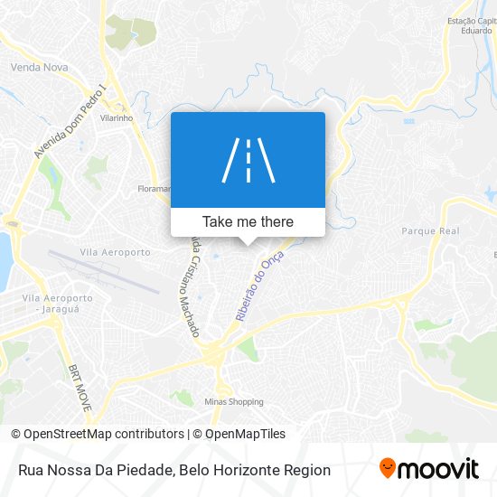 Mapa Rua Nossa Da Piedade