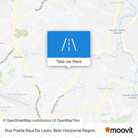 Rua Poeta Raul De Leoni map
