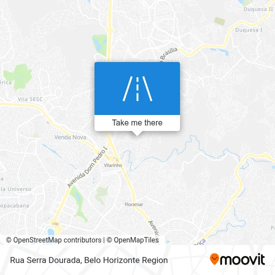 Rua Serra Dourada map