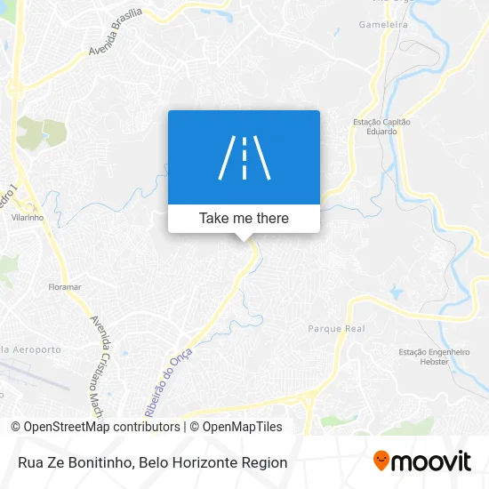 Rua Ze Bonitinho map