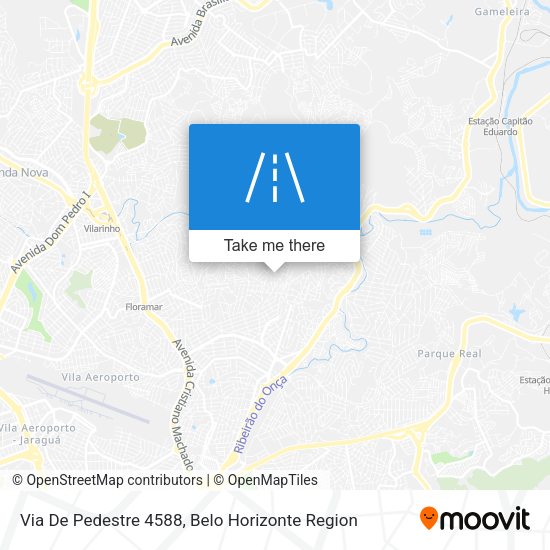 Via De Pedestre 4588 map