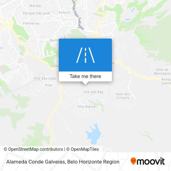 Alameda Conde Galveias map