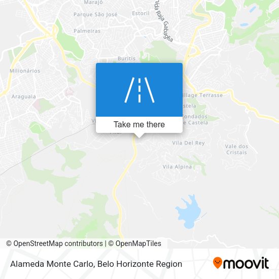 Alameda Monte Carlo map