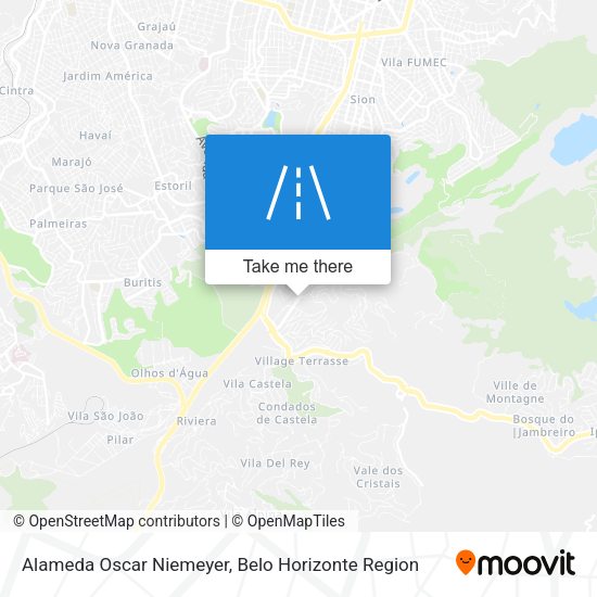 Alameda Oscar Niemeyer map