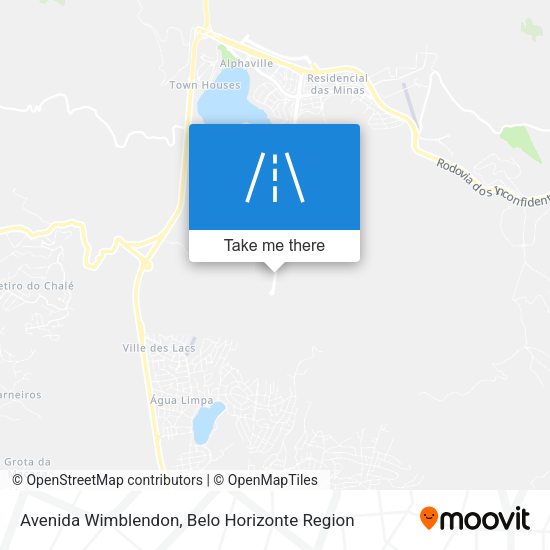 Avenida Wimblendon map