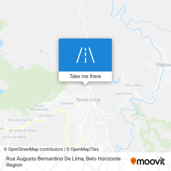 Rua Augusto Bernardino De Lima map