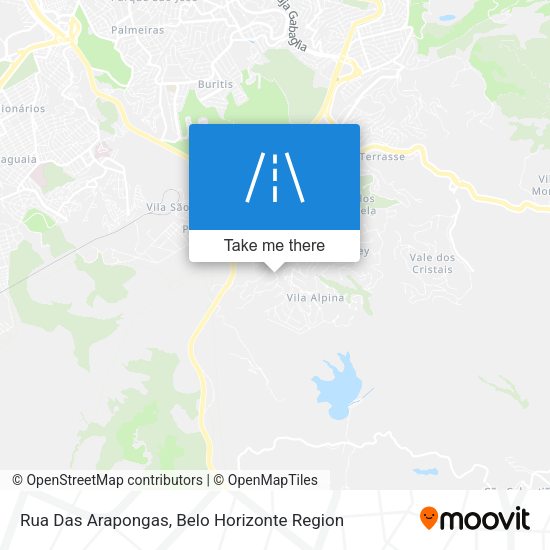 Rua Das Arapongas map