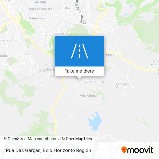 Rua Das Garças map