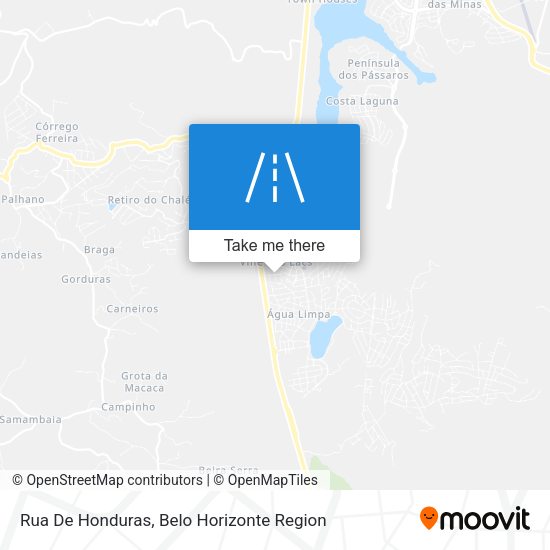 Rua De Honduras map