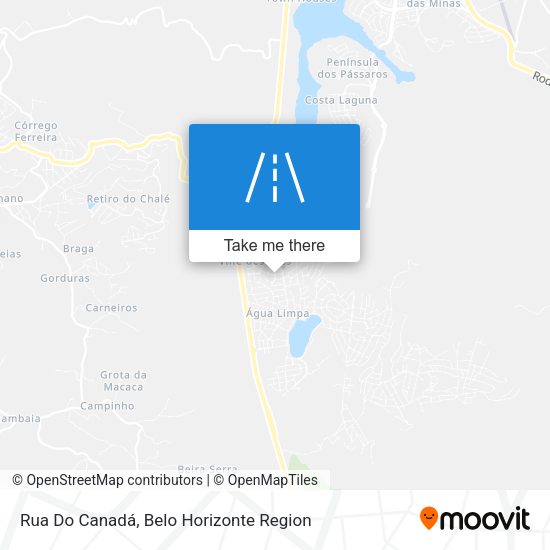Rua Do Canadá map