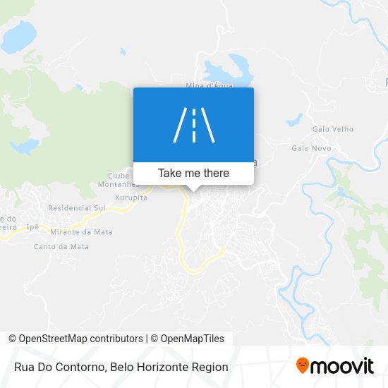 Rua Do Contorno map