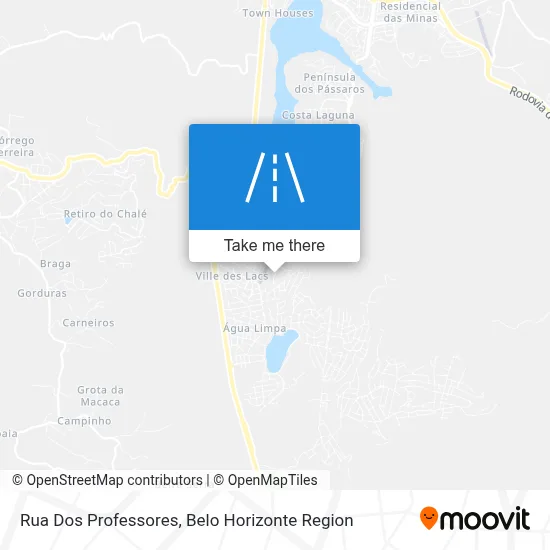 Rua Dos Professores map