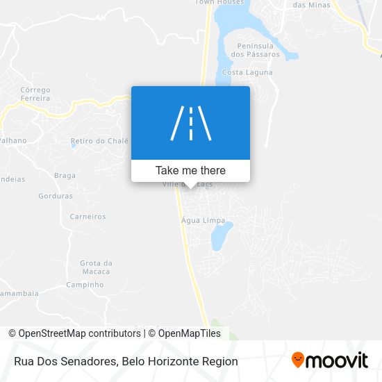 Rua Dos Senadores map