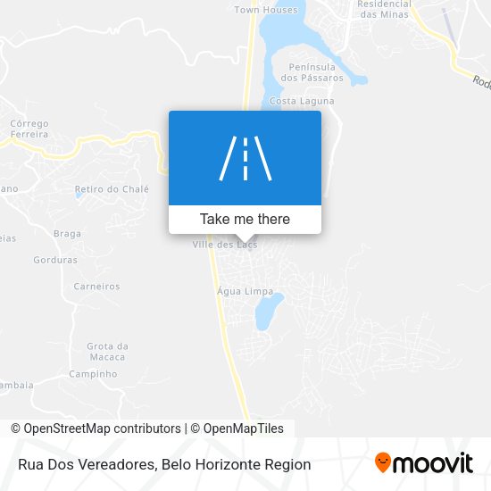 Rua Dos Vereadores map