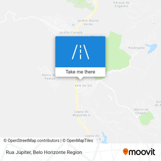 Rua Júpiter map