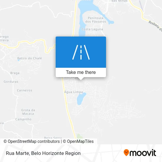 Rua Marte map