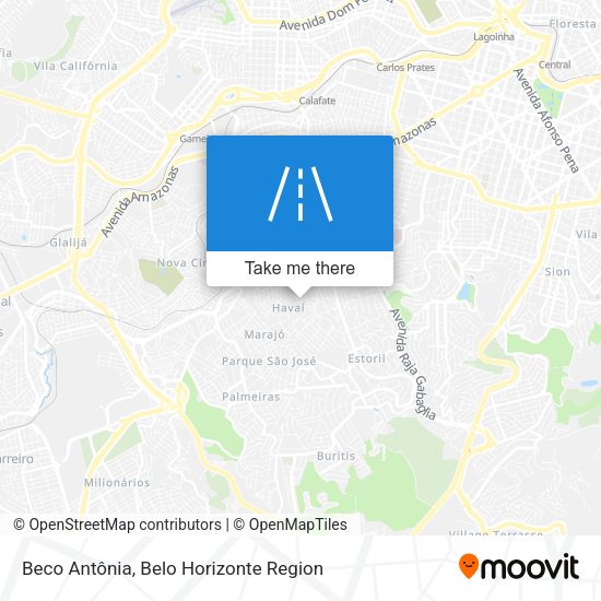Beco Antônia map