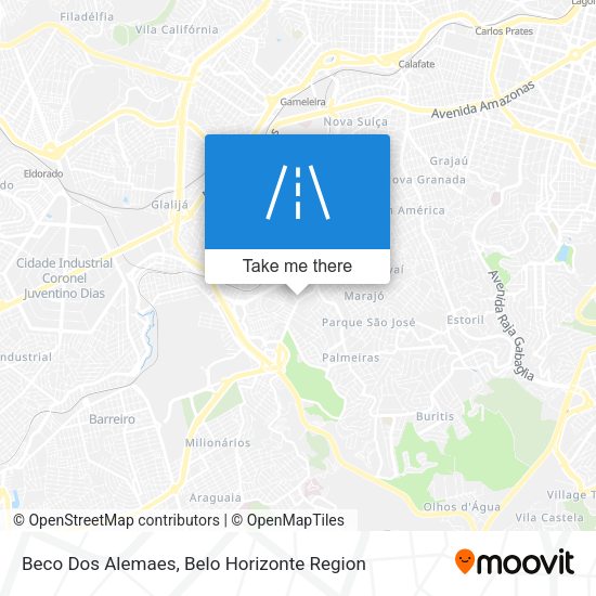 Beco Dos Alemaes map