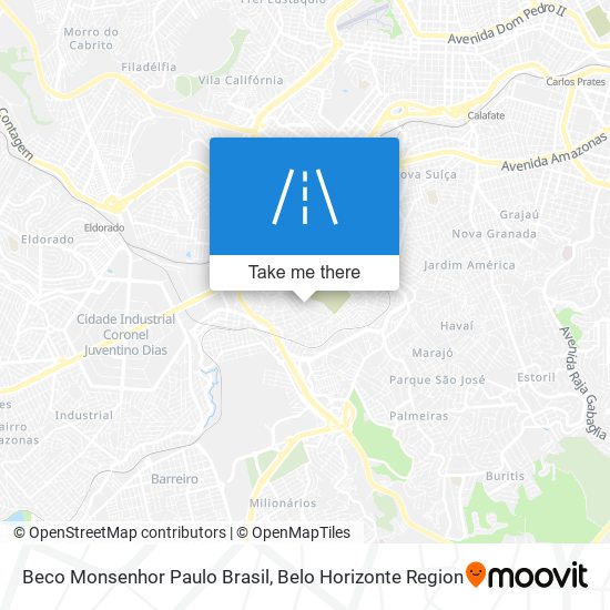 Beco Monsenhor Paulo Brasil map