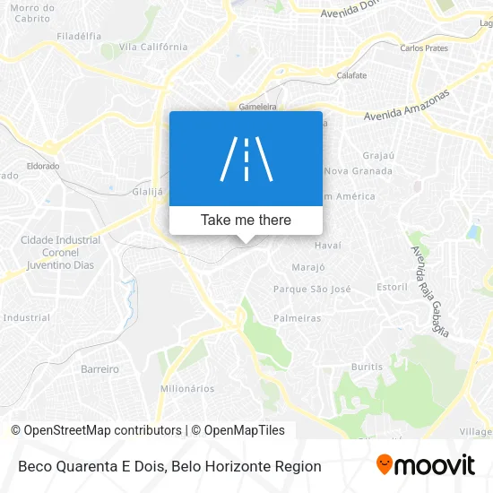 Beco Quarenta E Dois map