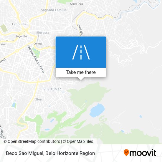 Mapa Beco Sao Miguel