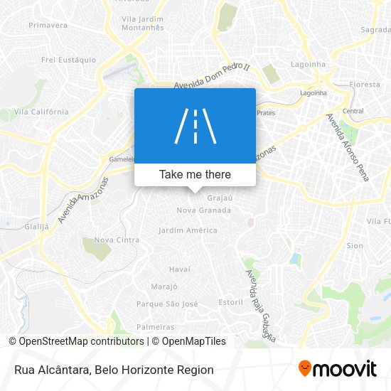 Rua Alcântara map