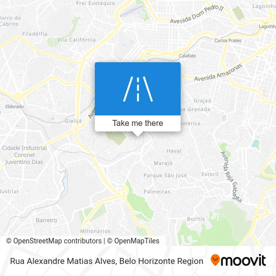 Rua Alexandre Matias Alves map