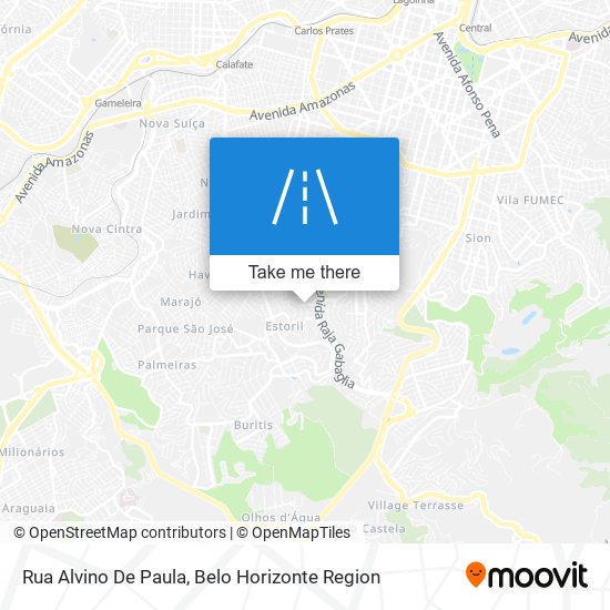 Rua Alvino De Paula map