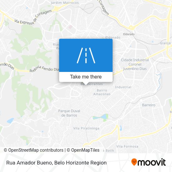 Rua Amador Bueno map