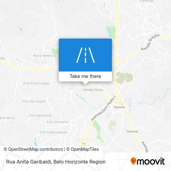 Rua Anita Garibaldi map