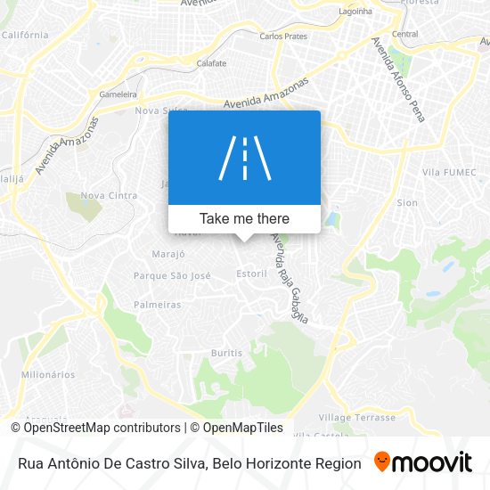 Rua Antônio De Castro Silva map