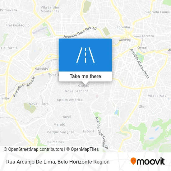 Rua Arcanjo De Lima map