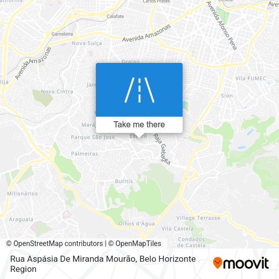 Rua Aspásia De Miranda Mourão map