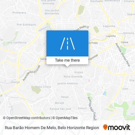 Mapa Rua Barão Homem De Melo