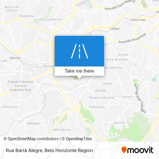 Rua Barra Alegre map