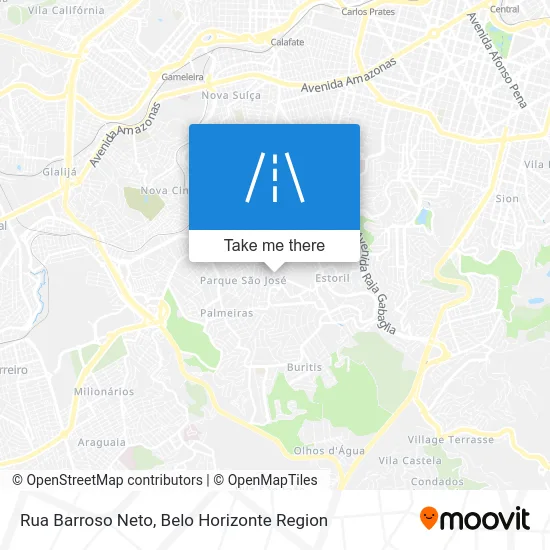 Rua Barroso Neto map
