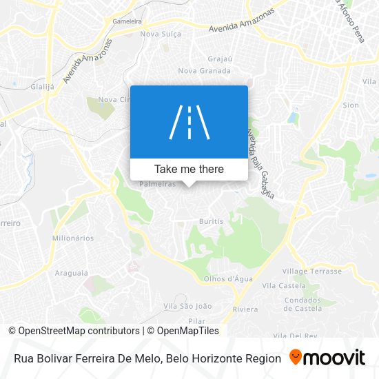 Rua Bolivar Ferreira De Melo map