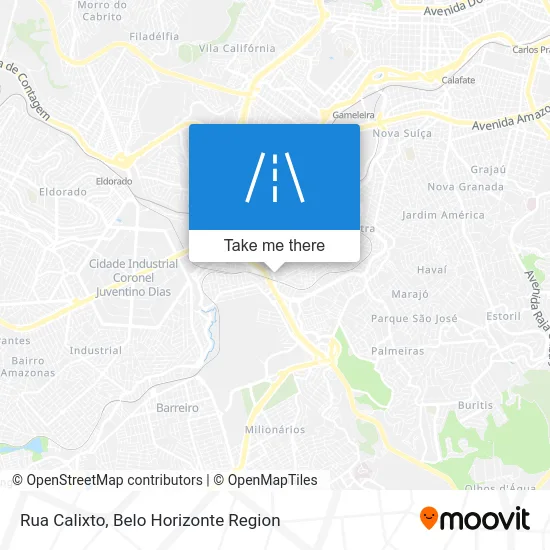 Rua Calixto map