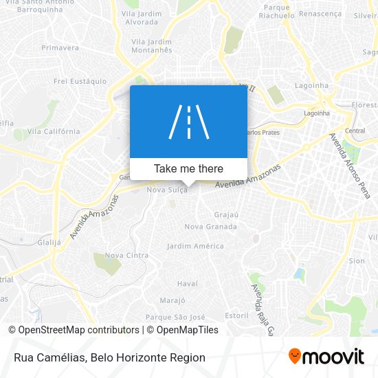 Rua Camélias map