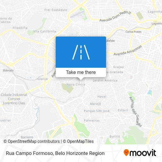 Rua Campo Formoso map