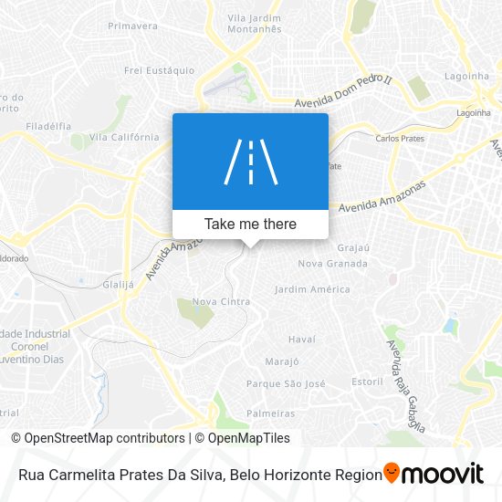 Rua Carmelita Prates Da Silva map
