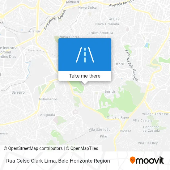 Rua Celso Clark Lima map